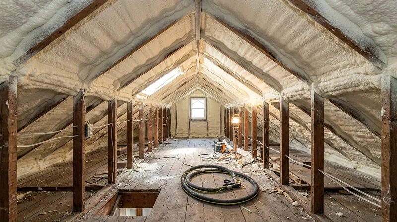 Attic Spray Foam Insulation Kenosha